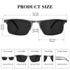 FONHCOO Reader Sunglasses Women and Men, Spring Hinge Sun Readers