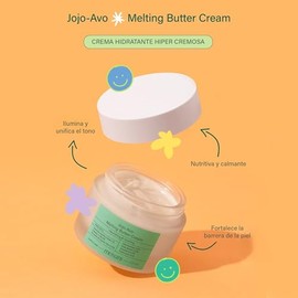Meisani Jojo-Avo Melting Butter Cream - Crema Nutritiva Rica con Aceites de Aguacate y Jojoba, Centella Asiática y Ácido Hialurónico, Reparadora e Hidratante | Cosmética Vegana Coreana | 50 g