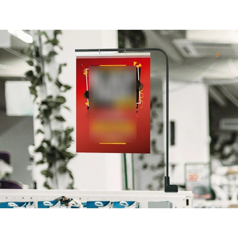 Exhivit Bota D Iman Porta Letrero Anuncio, Porta Cartel Exhibidor