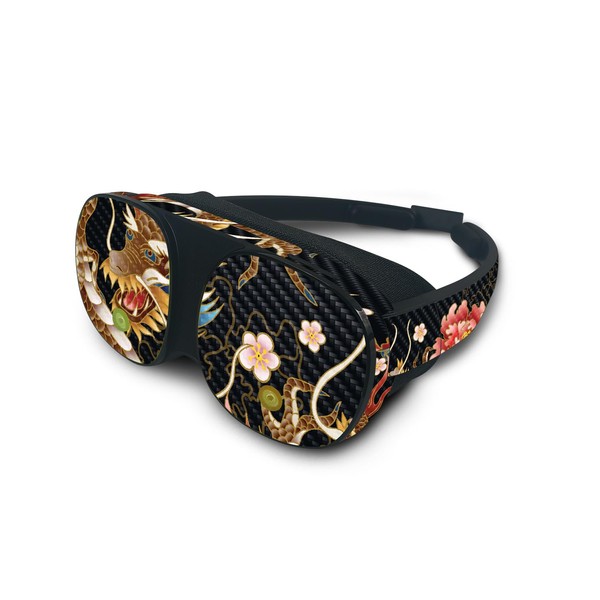 MightySkins Carbon Fiber Skin Compatible with HTC Vive Flow -