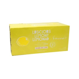 AmishTastes Frannie’s Sparkling Luscious Lemony Lemonade, Protected With High-Density Foam, 12 Oz. (Case of 24)