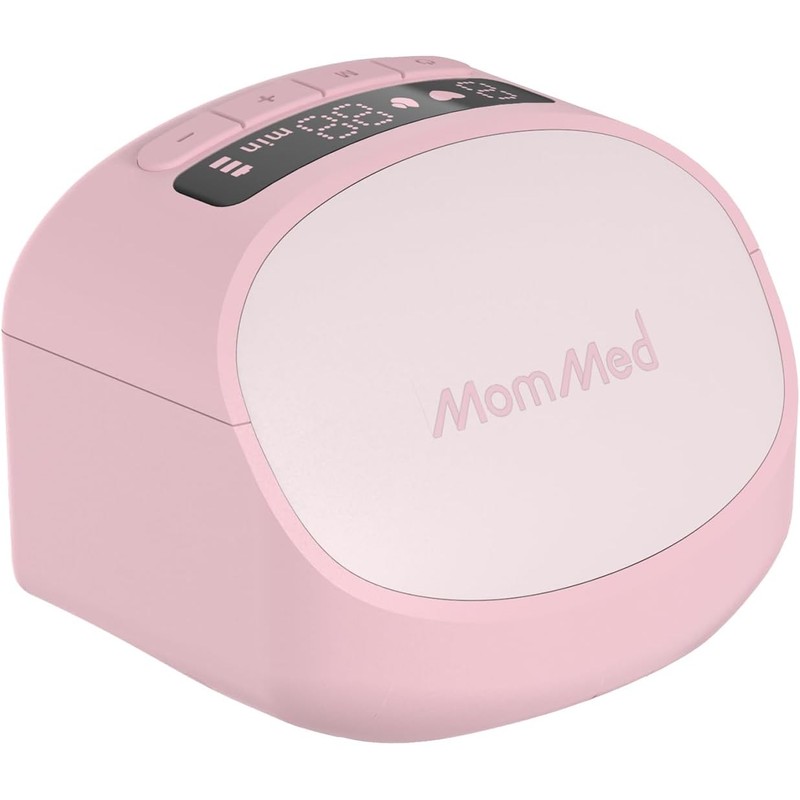 MomMed S10Pro - Extractor de leche doble portátil, color rosa