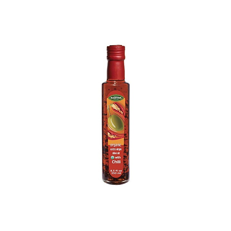 Mantova Mantova Organic Chili Flavored Extra Virgin Olive Oil, 8.5