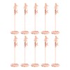 10pcs Table Number Holder Spiral Base Mermaid Shaped Wedding Table