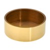 2" Dia. Polished Brass End Cap for 2" O.D. Rail