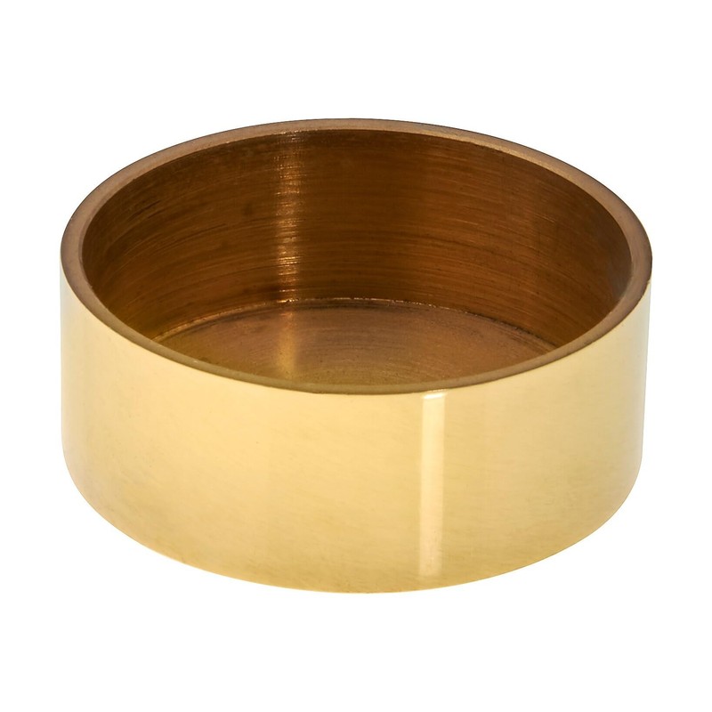 2" Dia. Polished Brass End Cap for 2" O.D. Rail