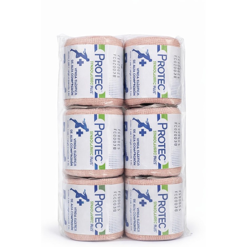 PROTEC | Venda Elástica Tensolastic de Alta Compresión 5 cm