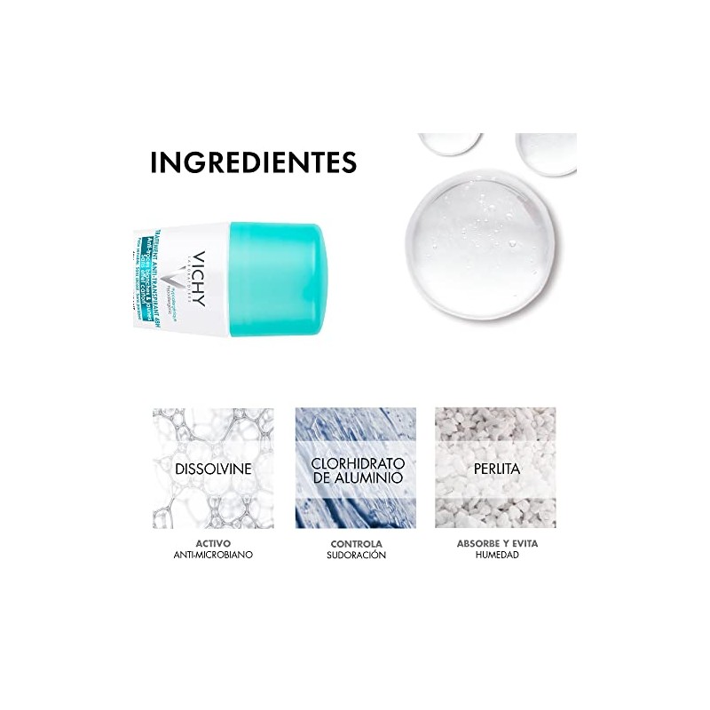 Vichy Desodorante Anti Transpirante Manchas Roll 48h Deos 50ml