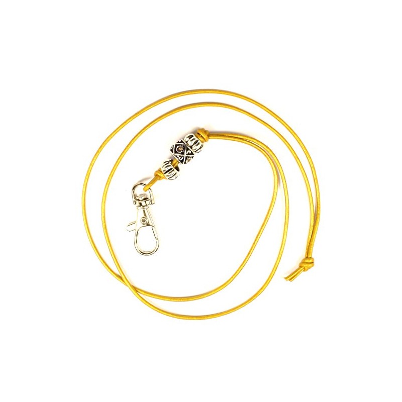 TAMEHO Original Leather Whistle Band for Dog Whistles with Decorative