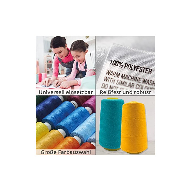 Baby Snap Overlock Yarn 4 x 2700 m (Dark Red)