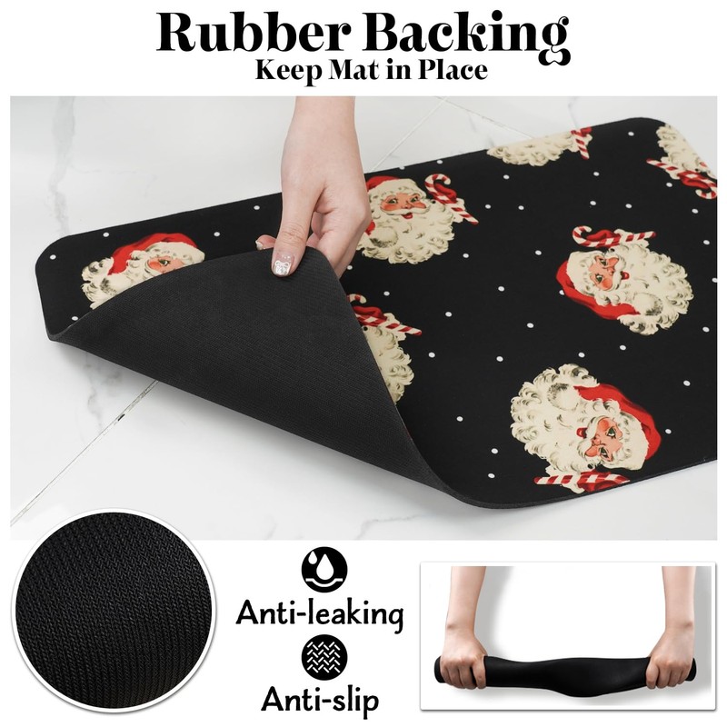 Absorbent Pet Food & Water Mats - Quick Dry, Non-Slip