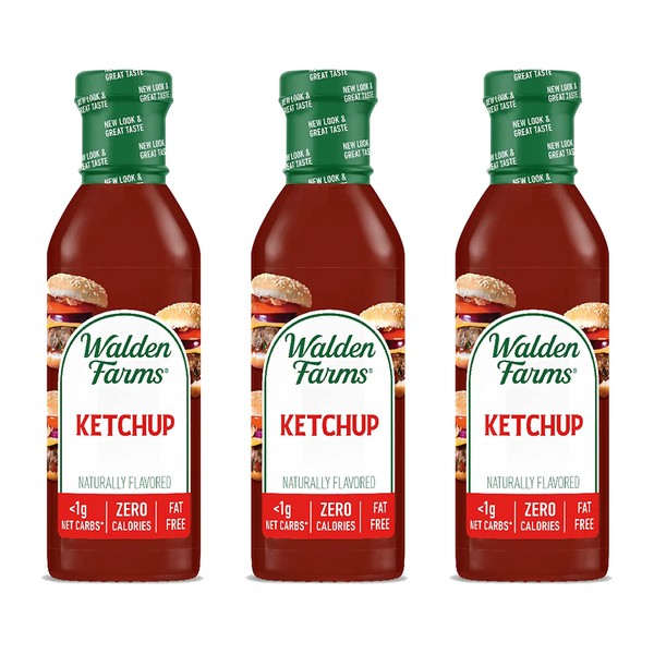 Walden Farms Ketchup 12 Oz. Bottle (Pack of 3) -