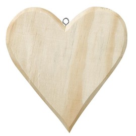 Wooden Heart Approx. 16 x 15 cm
