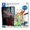 STAEDTLER 149C M24 Coloured Pencils (Classic Hexagonal Format, Super Soft