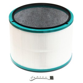 MaximalPower Replacement HEPA Filter for Dyson HP1 HP02 DP01 Pure Hot + Cool Link and Dyson Pure Cool Link Desk Air Purifiers (1 Pack Filter & Small Brush)