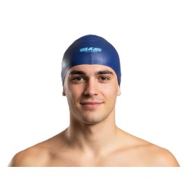 SS Lazio Cuffia da nuoto in lycra per adulti e bambini Prodotto Ufficiale, blu