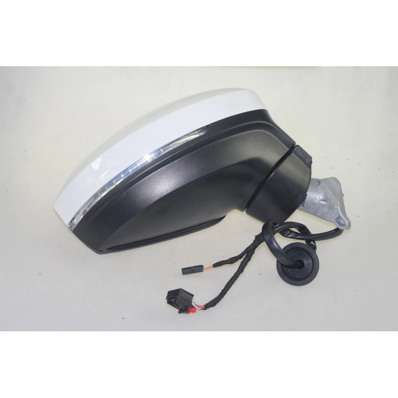 Unbranded WHITE Passenger Side Mirror For VW Tiguan Blind Spot