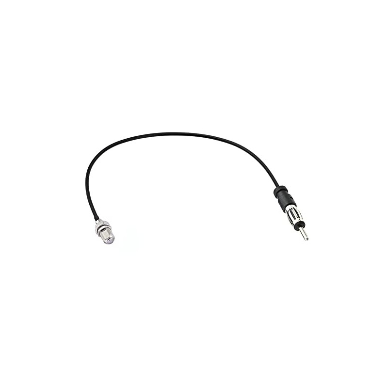 supmory F to AM/FM Adapter RG174 Coax Cable 12 inches