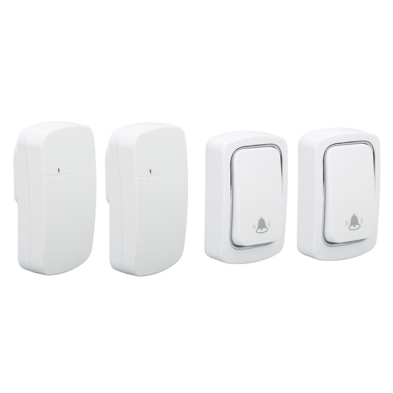 Wireless Doorbell Set Self Powered IP68 Waterproof Long Range Caregiver