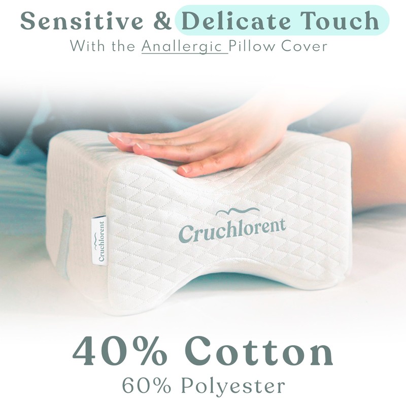 Cruchlorent - Replacement Cushion Cover for Lunar Grid Knee Pillow