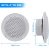 Herdio 4Inch 160W Marine Boat Car Ceiling Speaker Waterproof Bluetooth