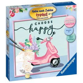 Ravensburger Paint by Numbers 20068 - Choose Happy - Ages 12+
