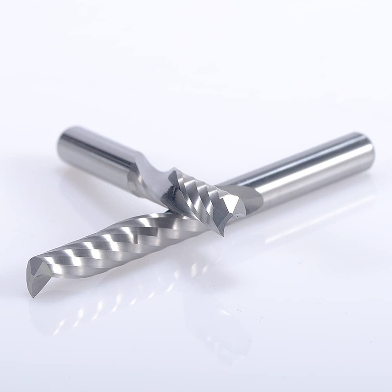 CNC Router Bits, Engraving Bits, End Mill, Single-Flute Spiral, Upcut