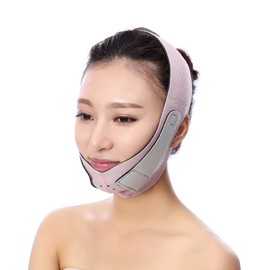 Mikinona 1pc V Face Thin Mask for Chin and Masseter Muscle Support Pink Face Lifting Strap for a and Defined Contours Ideal for Daily Use