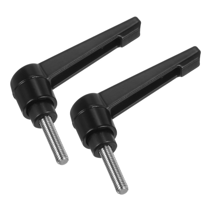 sourcing map 2pcs Clamping Lever Handles, M5 x 20mm 304