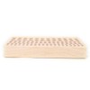 98 Holes Leathercraft Tool Storage Holder Wooden DIY Tool Rack,