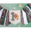 Football 1st Birthday High Chair Banner - Football One Birthday