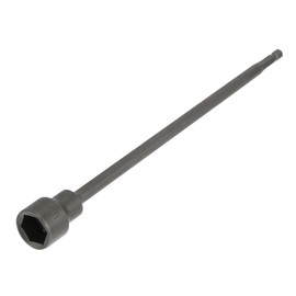 HEROFFIX 1 Pc Impact Socket Durable Hardware Tool 250mm Silver Tone CR-MO 6 Point 16mm for Car Motorcycle Dirtbike Repair