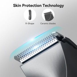 kensen Body Hair Trimmer for Men, kensen Electric Groin Hair Trimmer, Rechargeable B...