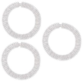 Outanaya 3pcs Chinese Massage Ring for Wrist Metal Massage Rings Bracelet Acupressure Massagers Finger Joint Fatigue Relief