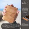 Simaru Women's Cork Wallet with RFID Protection, Vegan Wallet for