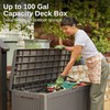 EAST OAK EAST OAK Outdoor Storage Box, 100 Gallon Deck