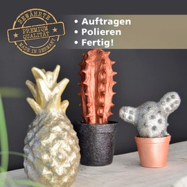 Viva Decor Gold-Inka Gold 2.2 Ounces Acrylic Paint Jar for Arts and Crafts Projects