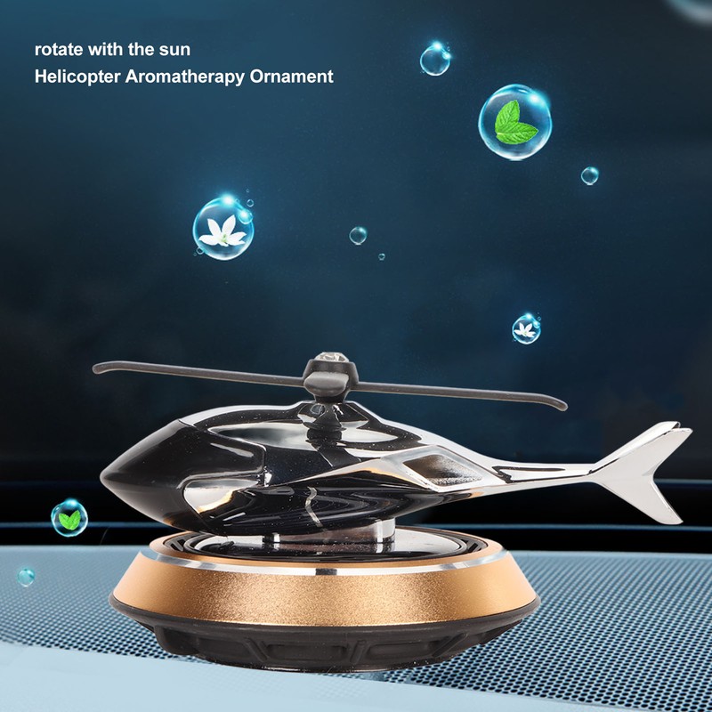 Car Air Fresheners with Solar Rotating Relieve Stress Purifie Odors
