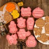 Keepaty Halloween Cookie Cutter Set,8Pcs Halloween Cookie Cutters，Plastic Halloween Cookie