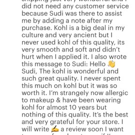 Sudi Kohl Eyeliner. Sormeh Eyeliner.  Lead Free Eyeliner - kajal - kohl - Surma -