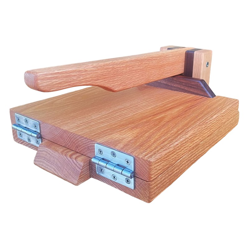 Central Coast Woodworks Hardwood Tortilla Press - Red Oak -