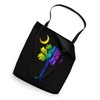 Palmetto Tree and Crescent Moon Retro Pop Tote Bag