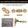 Air Conditioning Pipe Coupling Adapters with Flare Nuts and Connectors