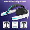 JESWO Head Strap Compatible with Meta Quest 3, 3 en