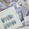 Bada, Yunseul Handmade nail tip - long stiletto / 바다,