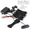 Auto LED Parking Sensor Backup Radar System Buzzing Alarm Weatherproof