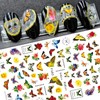 LANODO 8 Pcs Cute 3D Nail Stickers Sticking Paper Beautiful