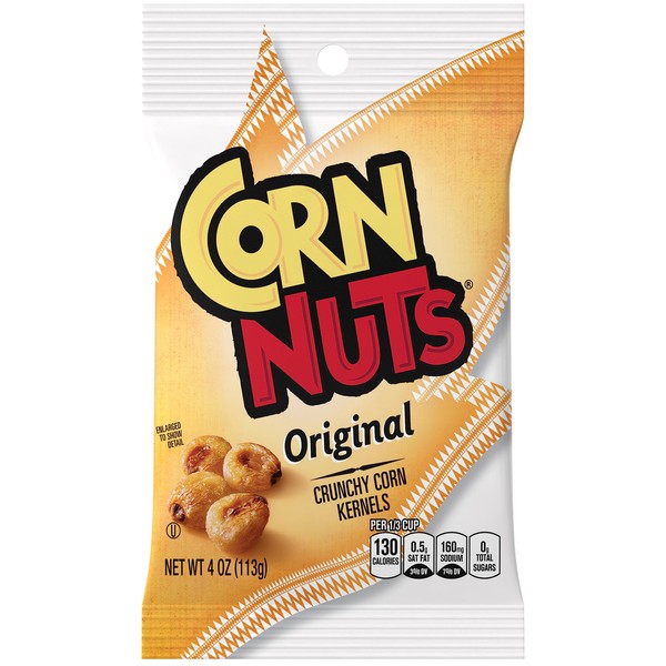 CORN NUTS Original Crunchy Corn Kernels Snack, 4 Ounce (Pack of 12)