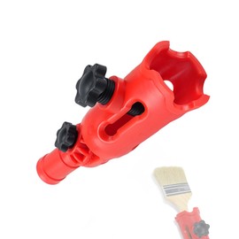Multi-angle brush extension, 180° swivel for extension rod attachments, multi-angle brush extension for brushes and paint rollers, suitable for painting walls