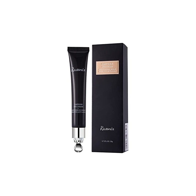 RAZONIX Caffeine Under Eye Cream Anti Aging for Lines and